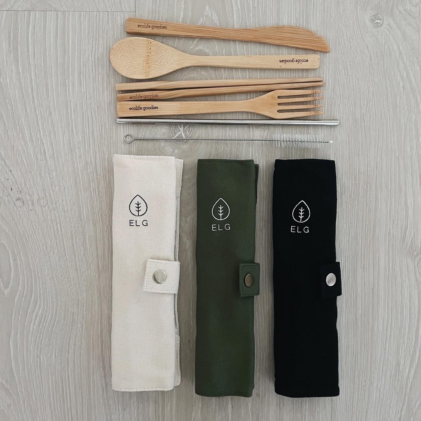 ELG Bamboo Cutlery Set of Six